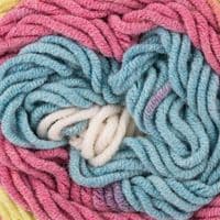Caron Cotton Cakes Aran Knitting/Crochet Wool Yarn 100g - 49004 Garden Oasis
